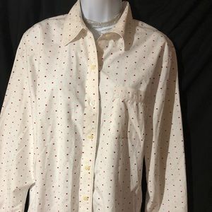 Women’s long sleeve button up GAP blouse